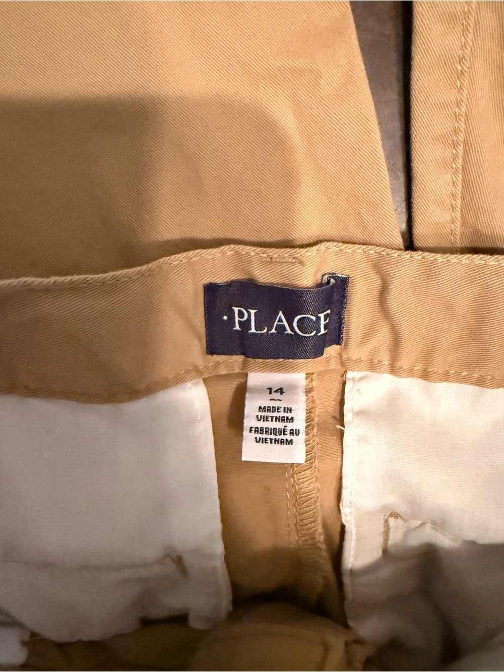 Catholic/Private Size 14 Uniform Classic Khaki 3 Shorts and 1 pants bundle